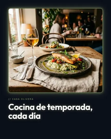 Publicación de ejemplo con el estilo gráfico Oscuro